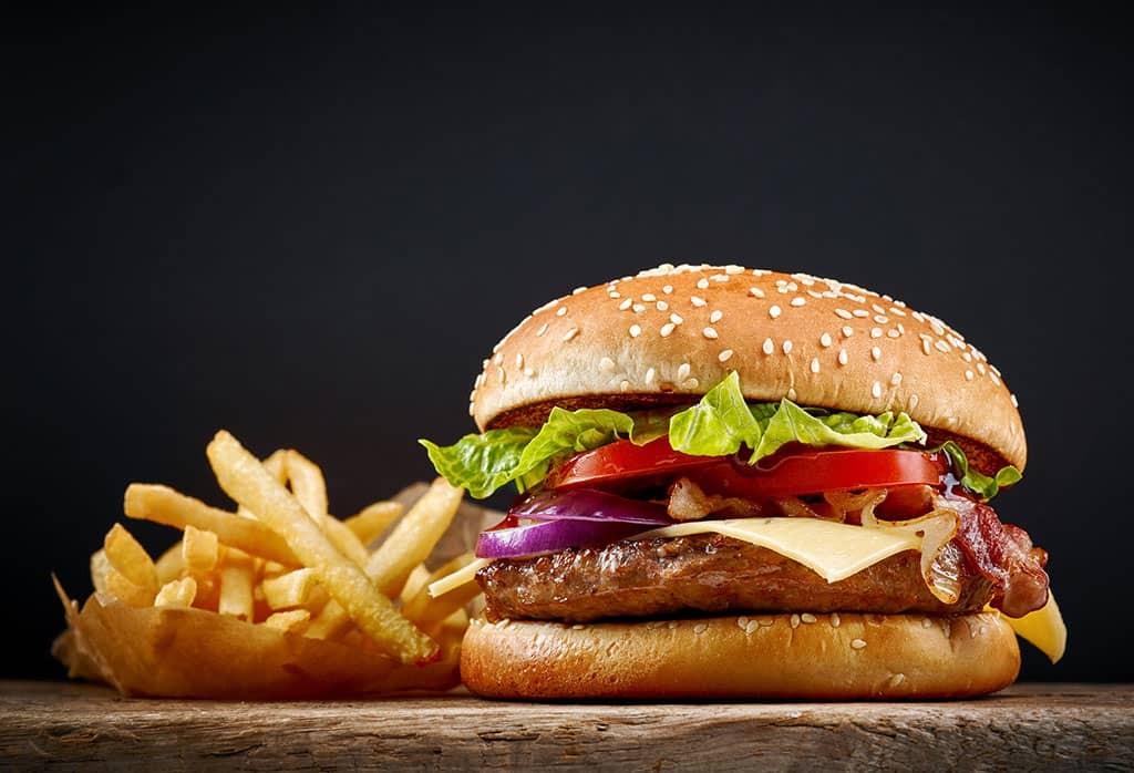 hamburger-fries